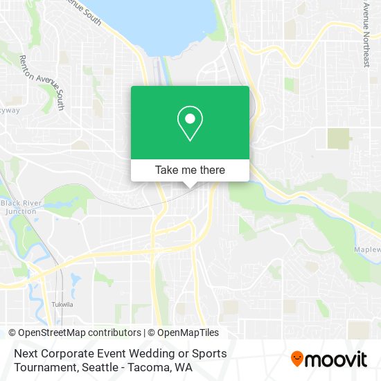 Next Corporate Event Wedding or Sports Tournament map