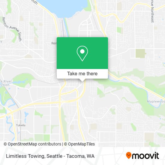 Limitless Towing map