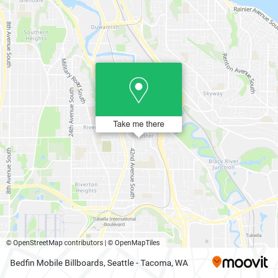 Bedfin Mobile Billboards map