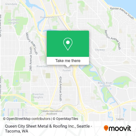 Mapa de Queen City Sheet Metal & Roofing Inc.