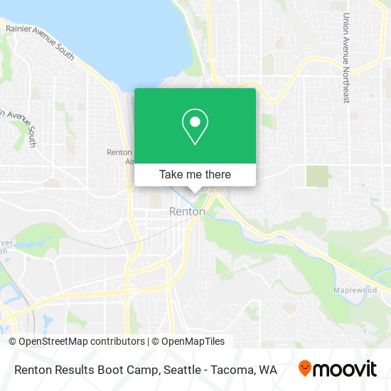 Renton Results Boot Camp map