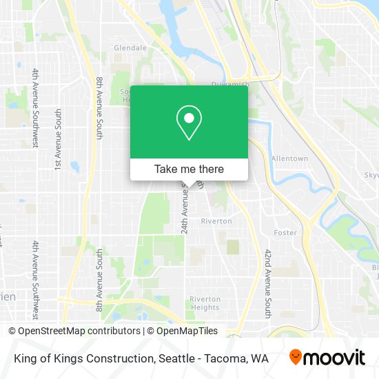 King of Kings Construction map