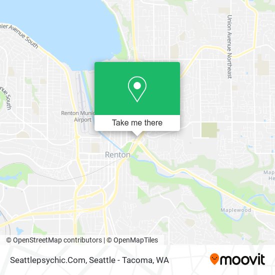 Mapa de Seattlepsychic.Com