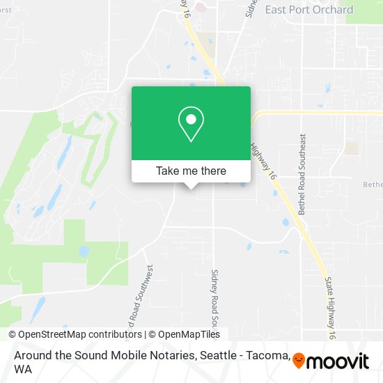 Around the Sound Mobile Notaries map