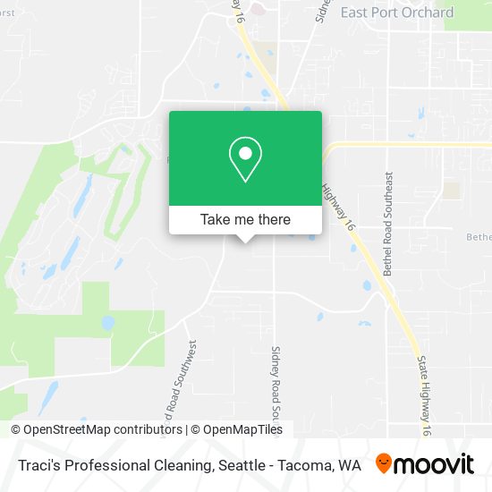Traci's Professional Cleaning map