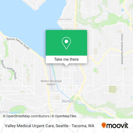 Mapa de Valley Medical Urgent Care