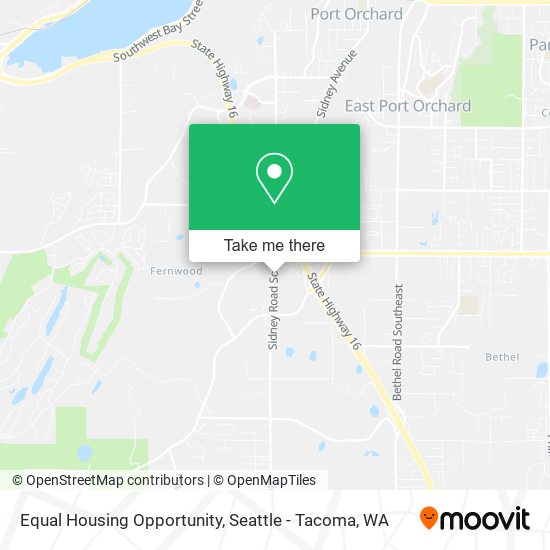 Equal Housing Opportunity map