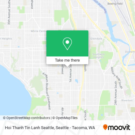 Hoi Thanh Tin Lanh Seattle map