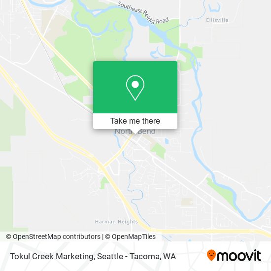 Mapa de Tokul Creek Marketing