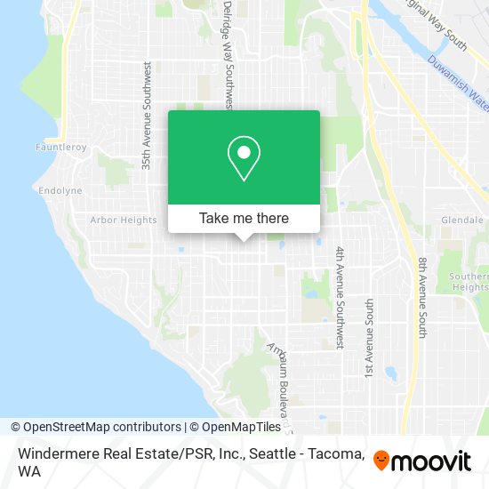 Windermere Real Estate / PSR, Inc. map