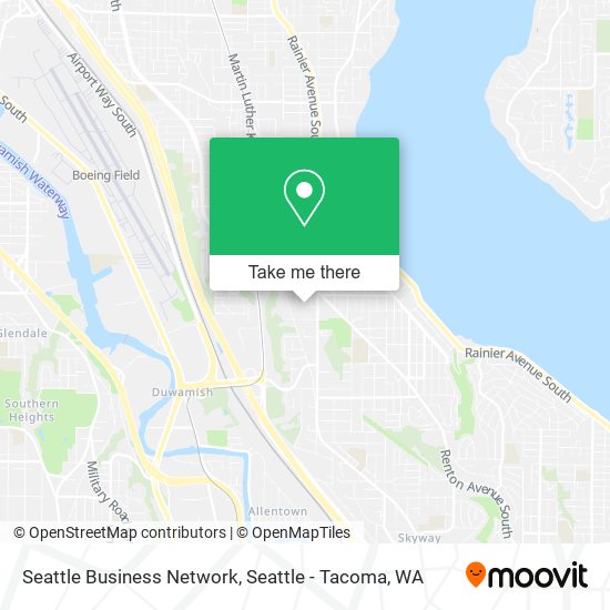 Seattle Business Network map