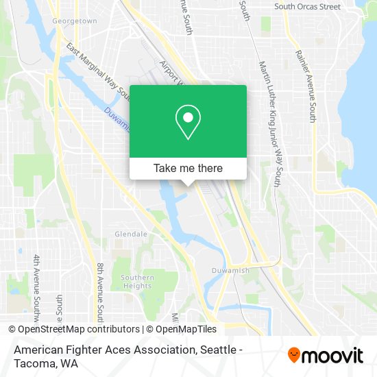 American Fighter Aces Association map