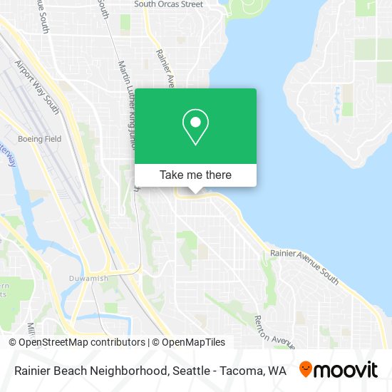 Rainier Beach Neighborhood map