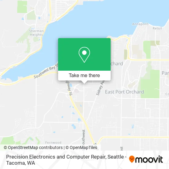 Mapa de Precision Electronics and Computer Repair