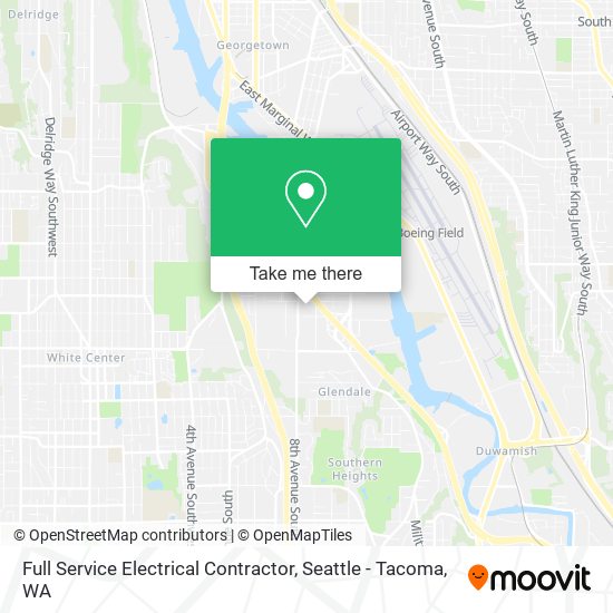 Full Service Electrical Contractor map