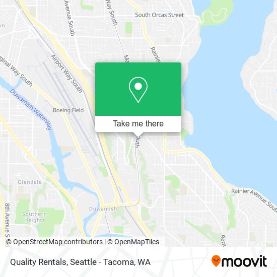 Quality Rentals map