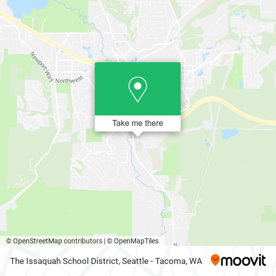 The Issaquah School District map