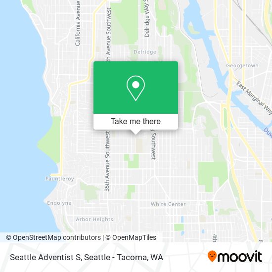 Mapa de Seattle Adventist S