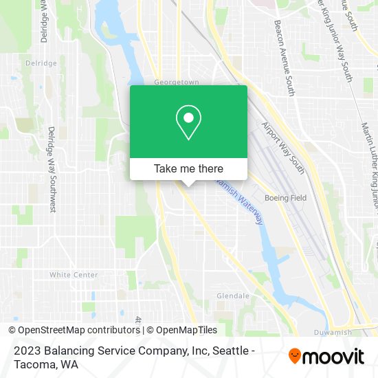 2023 Balancing Service Company, Inc map