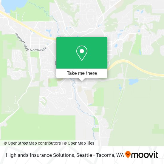 Highlands Insurance Solutions map