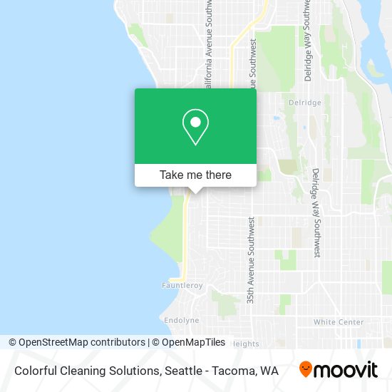 Colorful Cleaning Solutions map