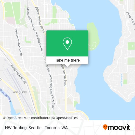 NW Roofing map