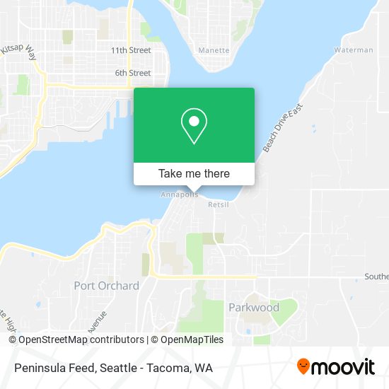 Peninsula Feed map