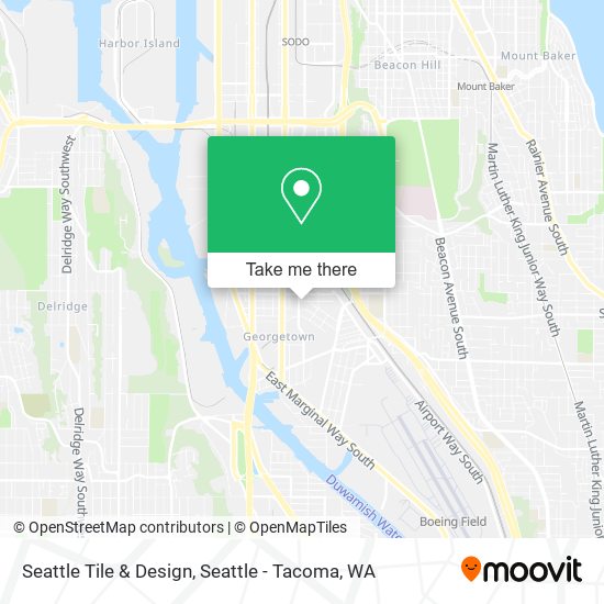 Seattle Tile & Design map