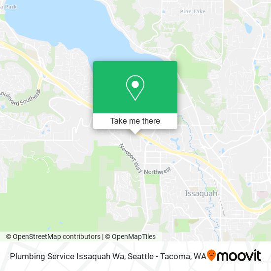 Plumbing Service Issaquah Wa map