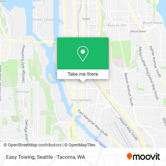 Easy Towing map