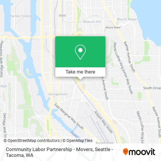 Community Labor Partnership - Movers map