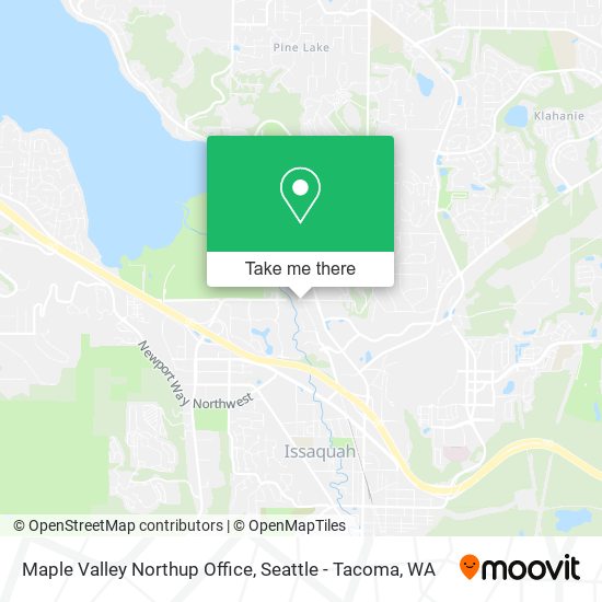 Maple Valley Northup Office map
