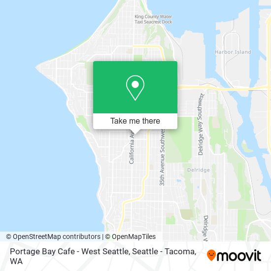 Portage Bay Cafe - West Seattle map