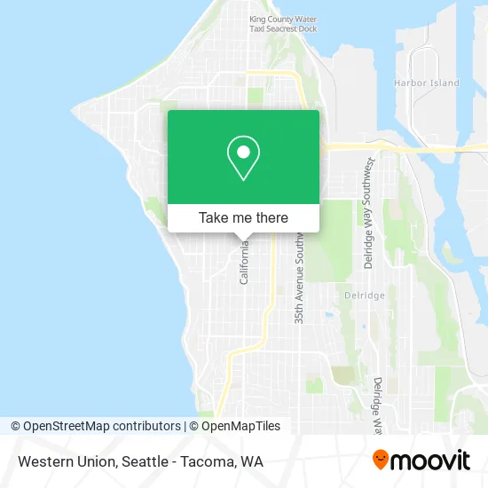 Western Union map