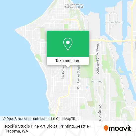 Rock's Studio Fine Art Digital Printing map