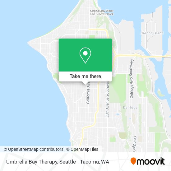 Umbrella Bay Therapy map