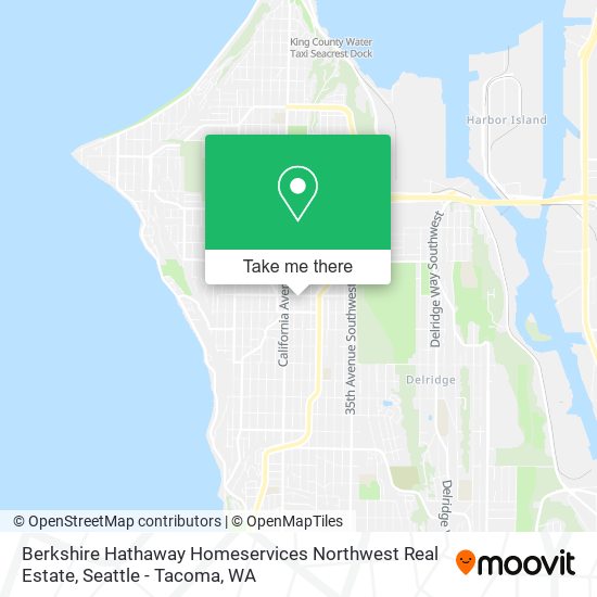 Berkshire Hathaway Homeservices Northwest Real Estate map