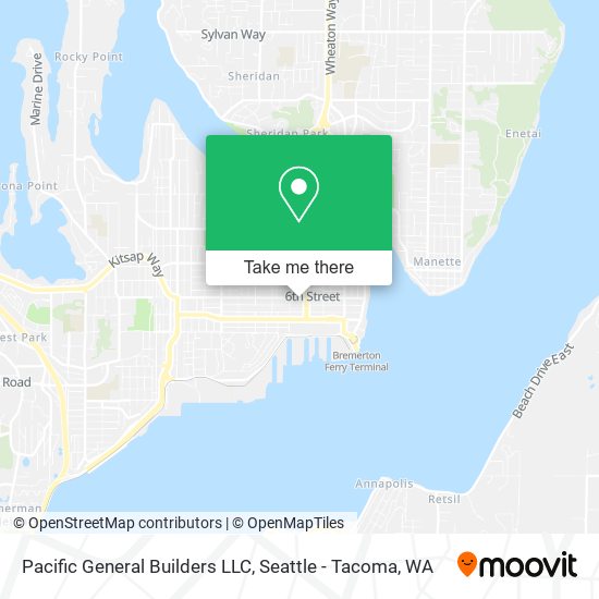 Mapa de Pacific General Builders LLC