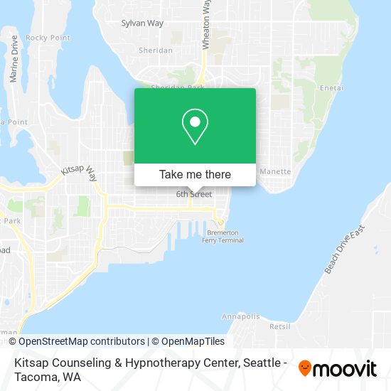 Kitsap Counseling & Hypnotherapy Center map