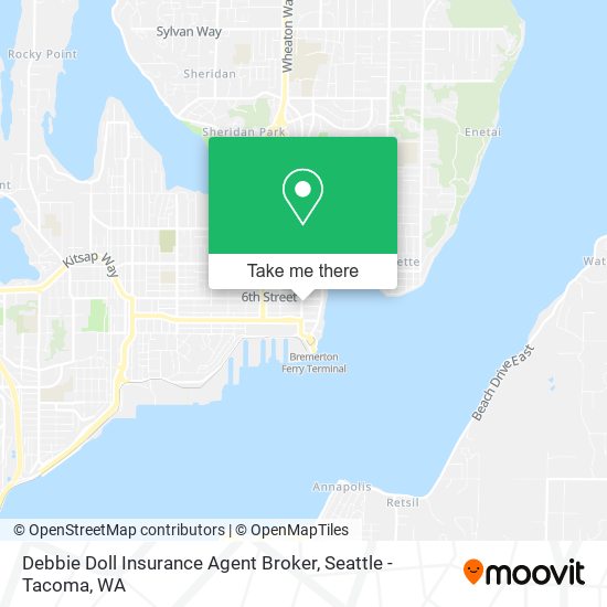 Debbie Doll Insurance Agent Broker map
