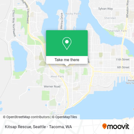 Kitsap Rescue map
