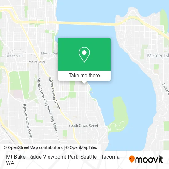 Mapa de Mt Baker Ridge Viewpoint Park