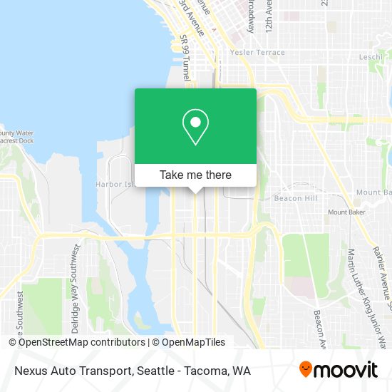 Nexus Auto Transport map