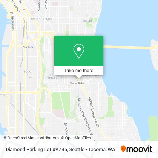 Mapa de Diamond Parking Lot #A786