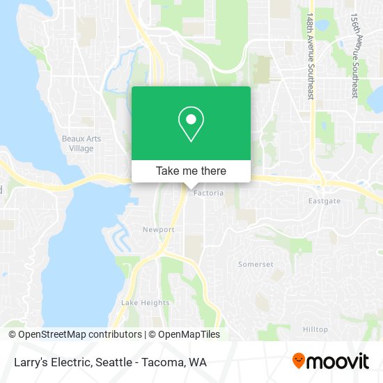 Larry's Electric map