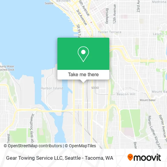 Mapa de Gear Towing Service LLC