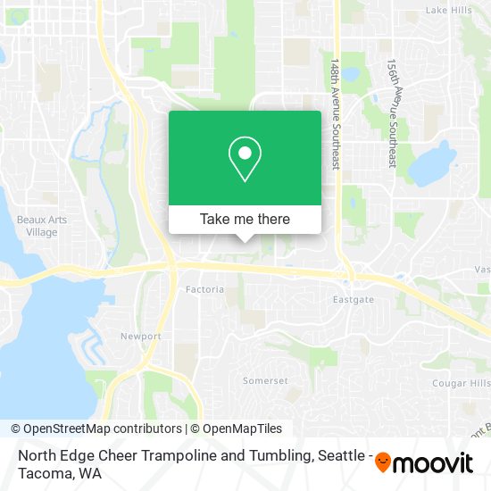 North Edge Cheer Trampoline and Tumbling map