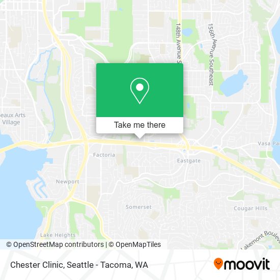 Chester Clinic map