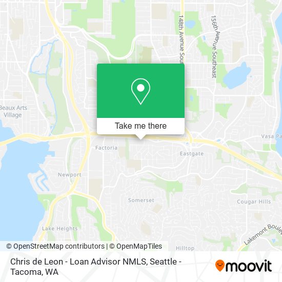 Mapa de Chris de Leon - Loan Advisor NMLS