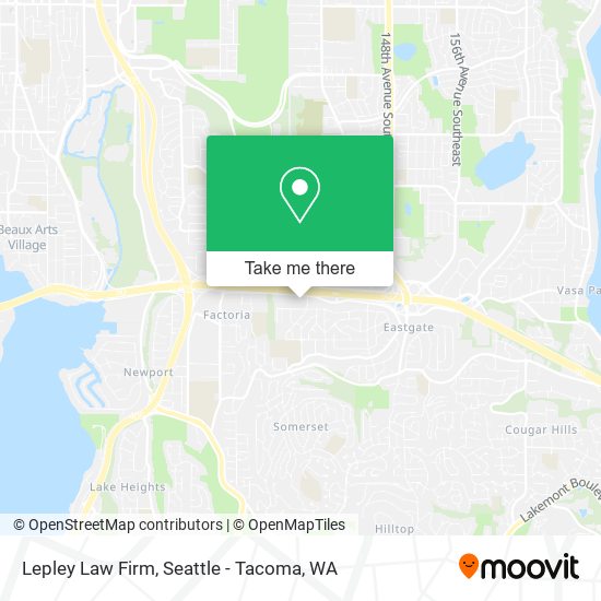 Lepley Law Firm map